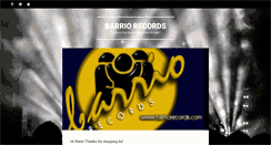 Desktop Screenshot of barriorecords.com