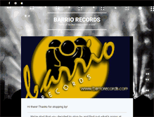 Tablet Screenshot of barriorecords.com